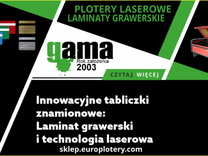 Innowacyjne tabliczki znamionowe: Laminat grawerski i technologia laserowa